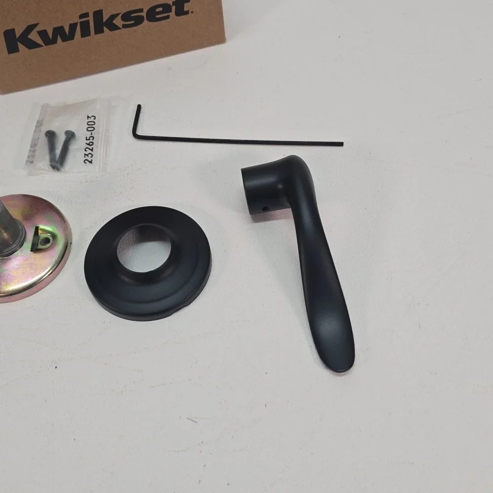 Kwikset Dummy Leverset Tustin RH Matte Black (788TNL-RH-514)